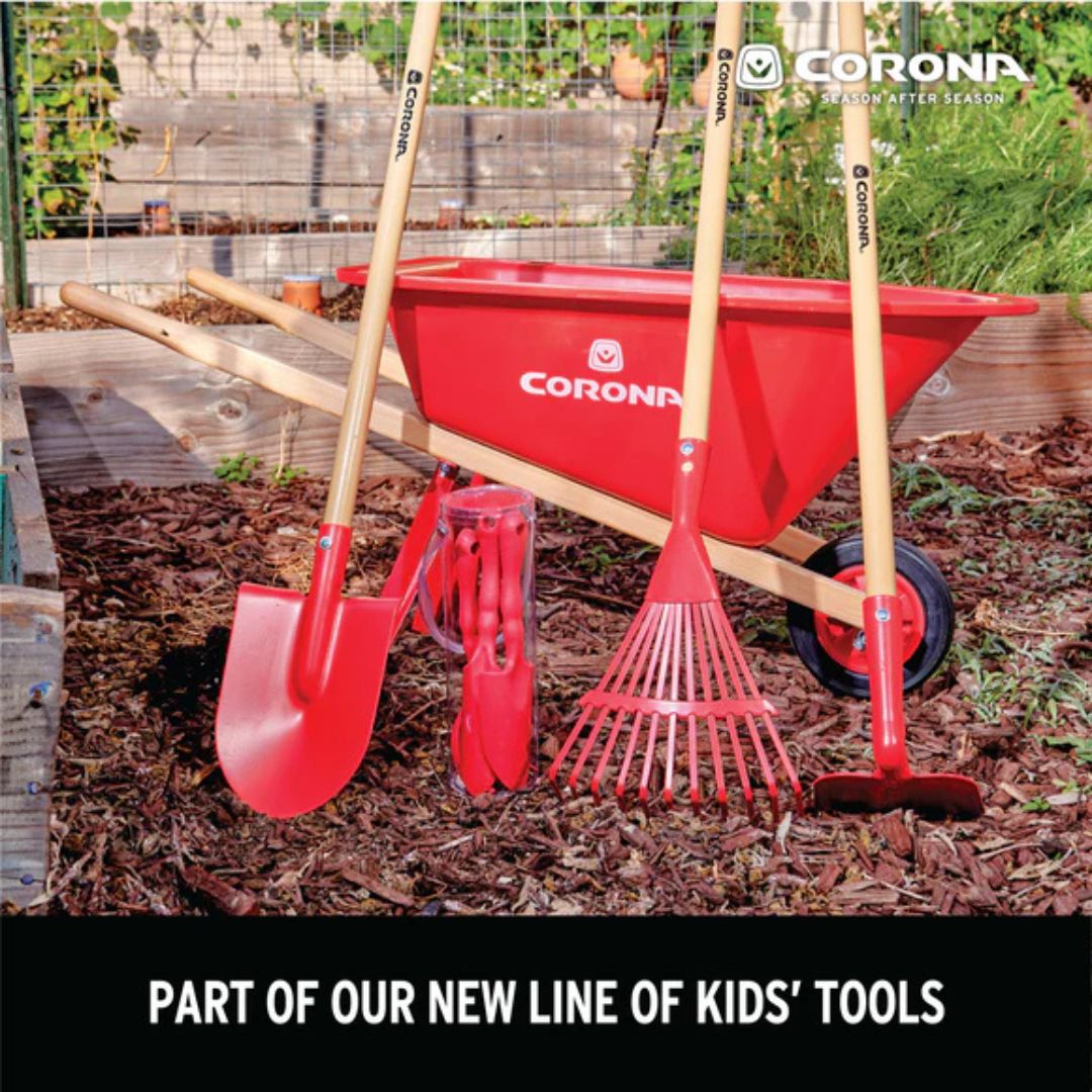 Kids Long Handle Shovel – Corona – Red